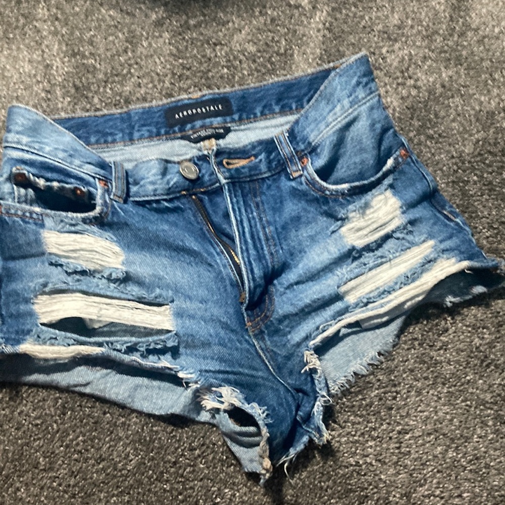 aeropostale booty shorts size 0